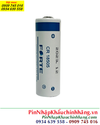 FORTE CR18505, Pin nuôi nguồn PLC FORTE CR18505 Lithium Manganese Dioxide 3v 2500mAh chính hãng